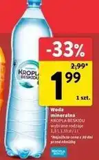 Intermarche Woda niegazowana Kropla Beskidu oferta
