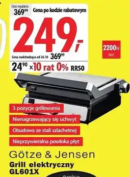Media Expert Grill elektryczny Götze & Jensen oferta