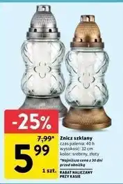 Intermarche Znicz szklany 40 h oferta