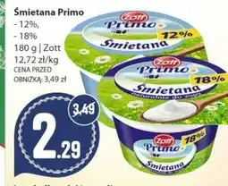 Społem Śmietana Zott oferta