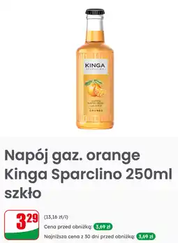 Dino Napój gaz. orange Kinga Sparclino 250ml szkło oferta