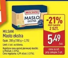 ALDI Masło extra Milsani oferta