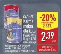 ALDI Karma dla kota z wołowiną Cachet oferta