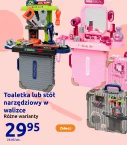 Action Toaletka lub stół narzędziowy w walizce oferta