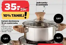 Netto Florina Garnek nierdzewny 18 cm z pokrywką oferta