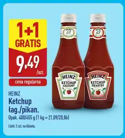 ALDI Ketchup łagodny Heinz oferta