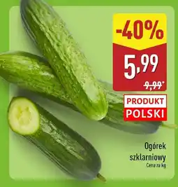 ALDI Ogórek szklarniowy 1 kg Aldi oferta