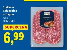 Lidl Salami Salami fino all'aglio Italiamo oferta