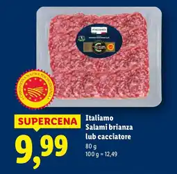 Lidl Salami Salami brianza lub cacciatore Italiamo oferta