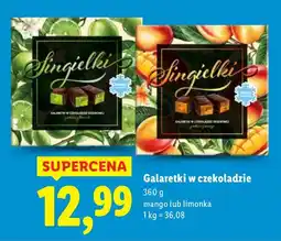 Lidl Galaretki o smaku mango w czekoladzie Singelki oferta