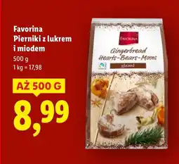 Lidl Pierniki z lukrem i miodem Favorina oferta