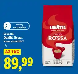 Lidl Kawa ziarnista Qualità Rossa Lavazza oferta