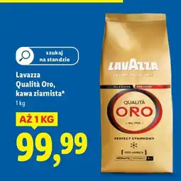 Lidl Kawa ziarnista Qualita Oro Lavazza oferta