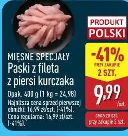 ALDI Filet z piersi kurczaka Polski oferta