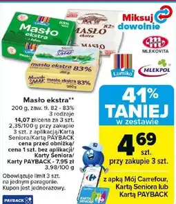Carrefour Masło Mlekovita oferta