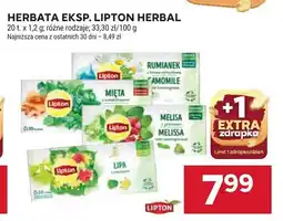 Stokrotka Herbata ziołowa Lipton Herbal (różne rodzaje) oferta