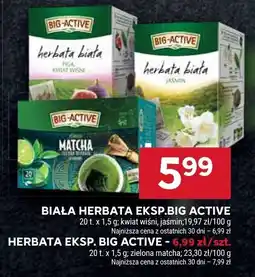 Stokrotka Herbata ekspresowa Big Active zielona matcha oferta