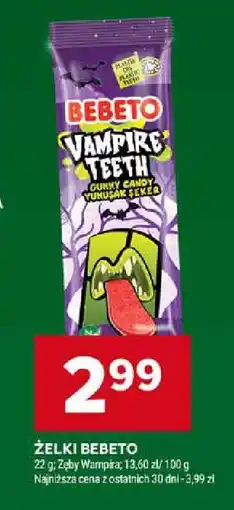 Stokrotka Żelki Bebeto Vampire Teeth oferta