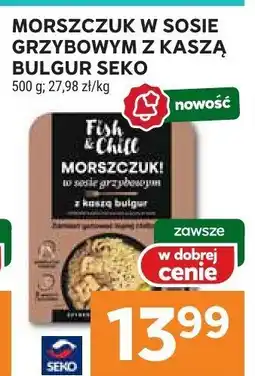 Stokrotka Morszczuk w sosie grzybowym z kaszą Seko oferta