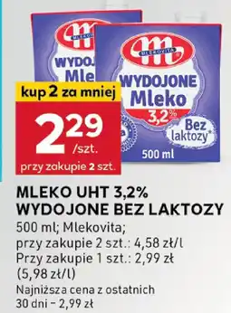 Stokrotka Mleko UHT 3,2% wydojone bez laktozy Mlekovita oferta