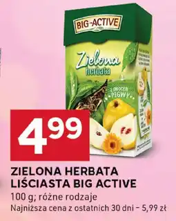 Stokrotka Zielona herbata liściasta Big Active oferta