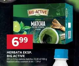 Stokrotka Herbata Big Active zielona matcha oferta