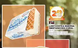 Stokrotka Lody kostka śnieżna śmietankowa Koral oferta
