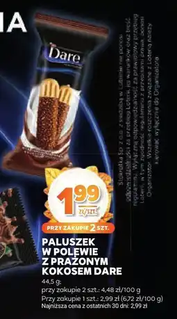 Stokrotka Paluszek w polewie z prażonym kokosem Dare oferta