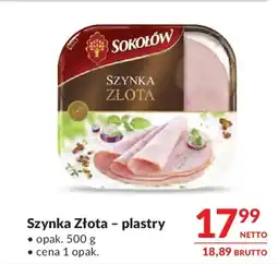 Makro Szynka Złota - plastry oferta