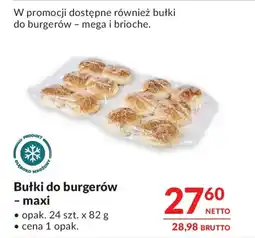 Makro Bułki do burgerów - maxi oferta