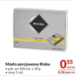 Makro Masło porcjowane Rioba oferta