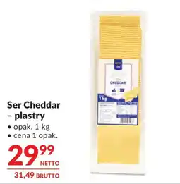Makro Ser Cheddar - plastry oferta