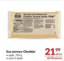 Makro Sos serowy Cheddar oferta