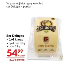 Makro Ser Dziugas - 1/4 kręgu oferta