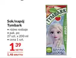 Makro Sok/napój Tymbark oferta