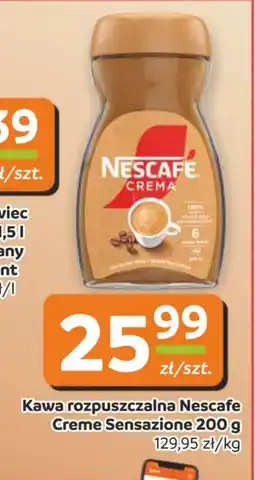 Gama Kawa rozpuszczalna Nescafe Creme Sensazione oferta