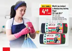 Polomarket Worki na śmieci z elastyczną taśmą Vigo! 35 l lub 60 l oferta