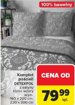 Carrefour Komplet pościeli DETEXPOL oferta