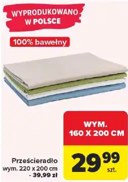 Carrefour Prześcieradło oferta