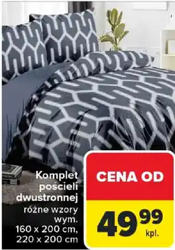 Carrefour Komplet pościeli dwustronnej oferta