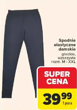 Carrefour Spodnie elastyczne damskie oferta