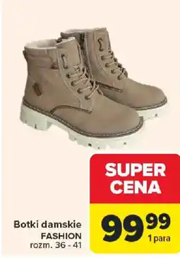 Carrefour Botki damskie FASHION oferta