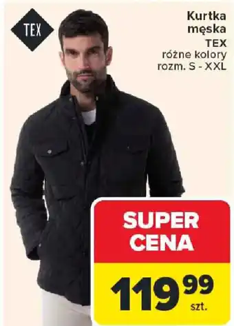 Carrefour Kurtka męska TEX oferta