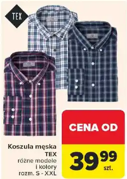 Carrefour Koszula męska TEX oferta
