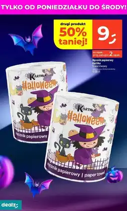 Dealz Ręcznik papierowy halloween Kartika oferta