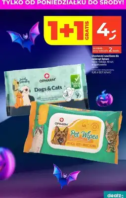 Dealz Chusteczki nawilżane do oczu uszu i okolic ogona Opharm oferta