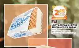 Stokrotka Market Lody Kostka Śnieżna śmietankowa Koral oferta