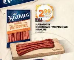 Stokrotka Market Kabanosy drobiowo- -wieprzowe KRAKUS oferta