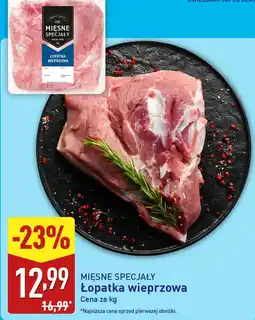 ALDI Łopatka wieprzowa Mięsne Specjały oferta