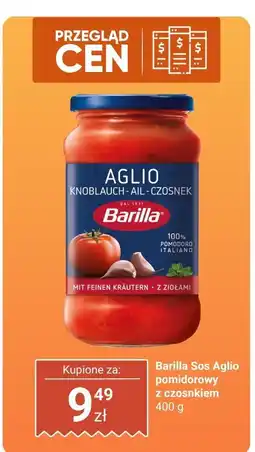 Biedronka Sos pomidorowy z czosnkiem Barilla oferta